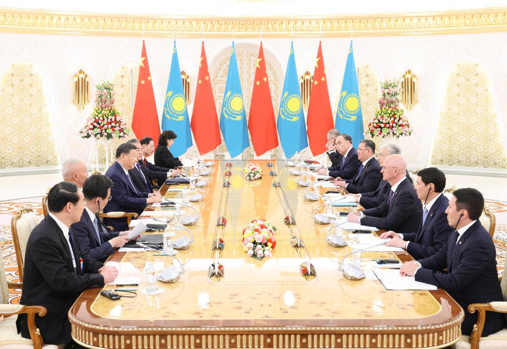 Xi says ready to join Tokayev for more substantive, dynamic China-Kazakhstan community with shared future