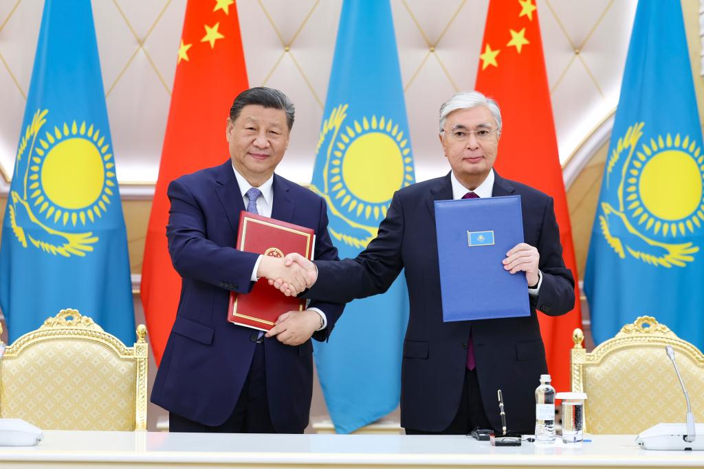 Xi says ready to join Tokayev for more substantive, dynamic China-Kazakhstan community with shared future