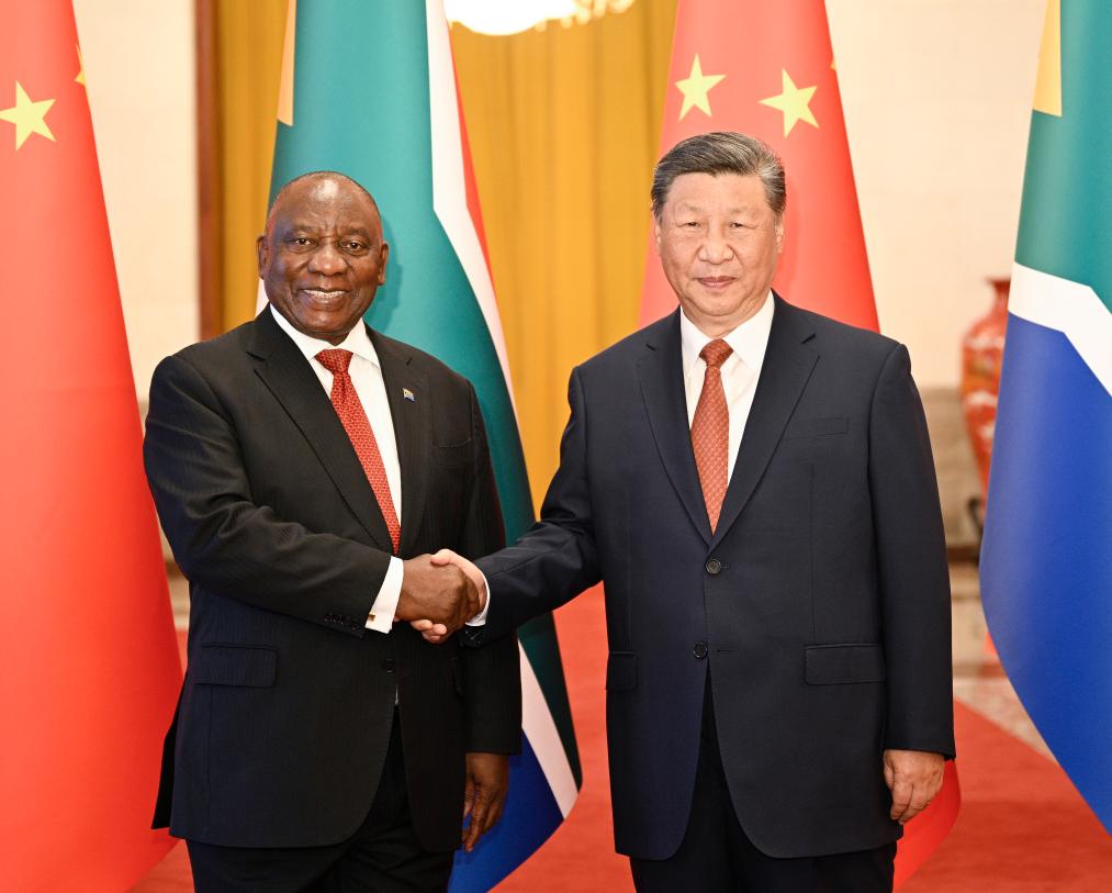 Xi, Ramaphosa announce elevation of China-South Africa ties