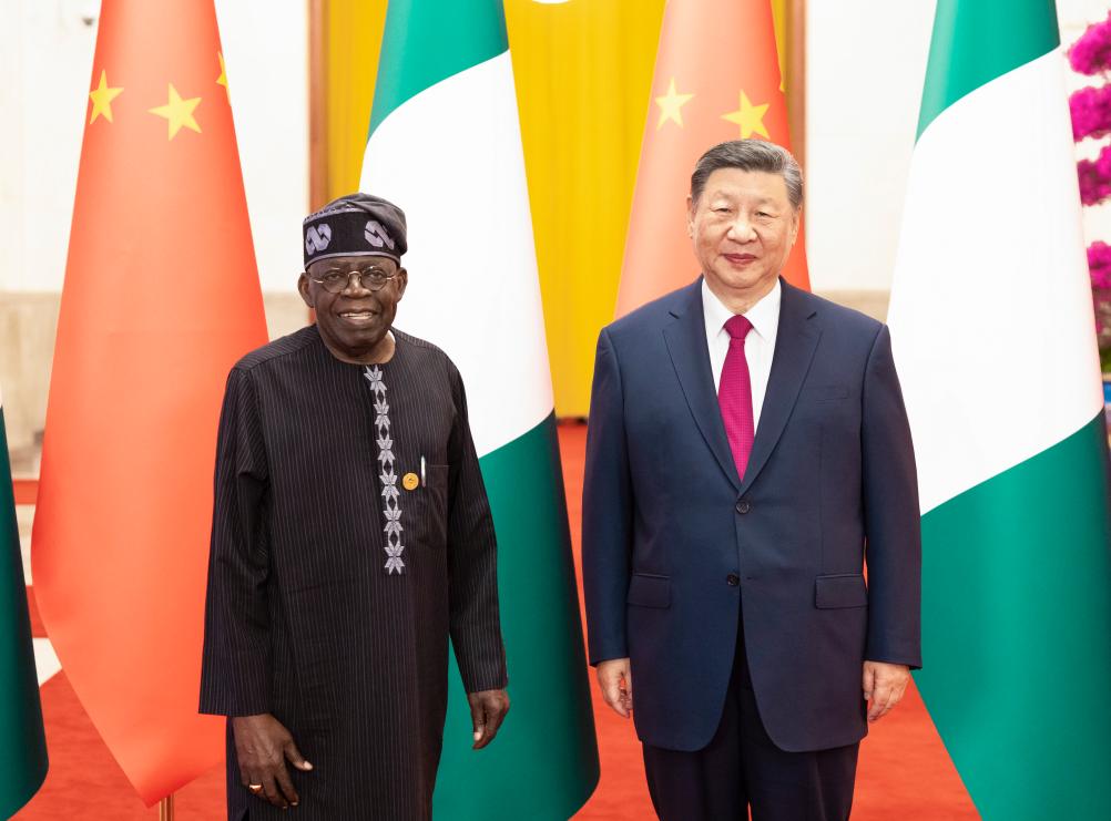 Chinese, Nigerian presidents announce elevation of bilateral ties