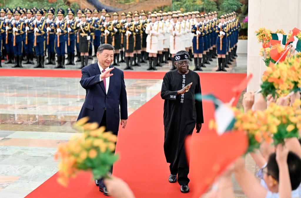 Chinese, Nigerian presidents announce elevation of bilateral ties