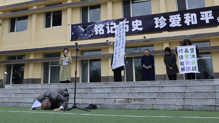 Descendants of WWII Japanese invaders apologize for atrocities and call for peace