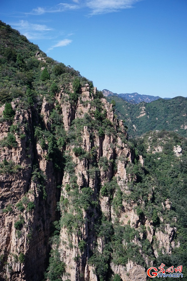 Picturesque scenery of Shilinxia Scenic Area in Beijing