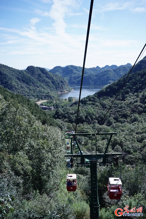 Picturesque scenery of Shilinxia Scenic Area in Beijing