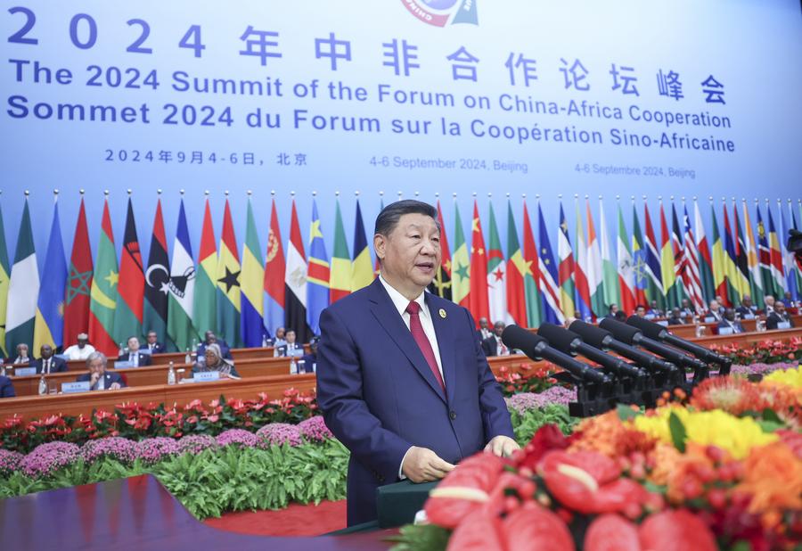 Xi calls for building all-weather China-Africa community with shared future for new era