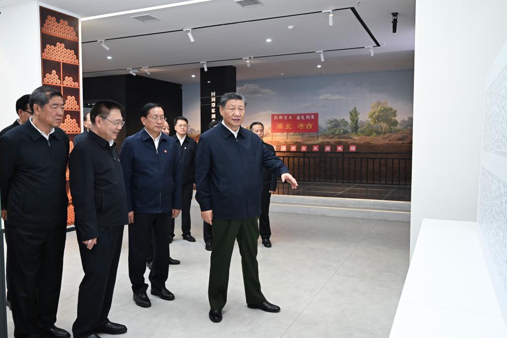 Xi inspects central China's Hubei Province