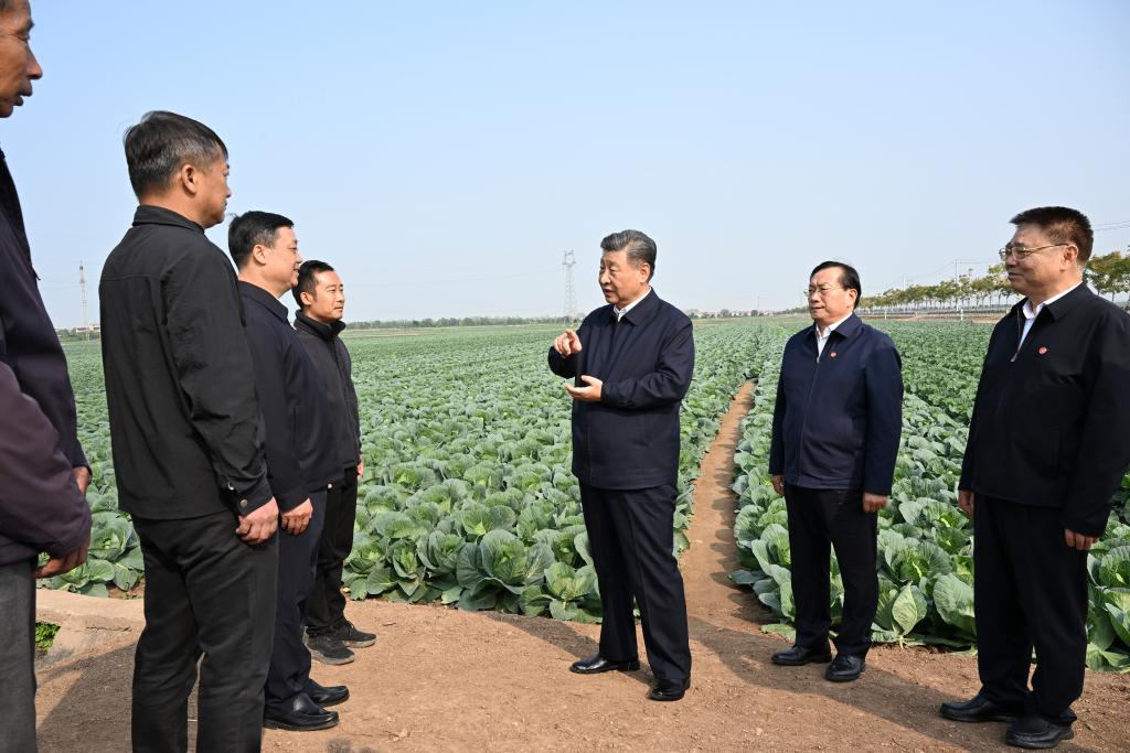 Xi inspects central China's Hubei Province