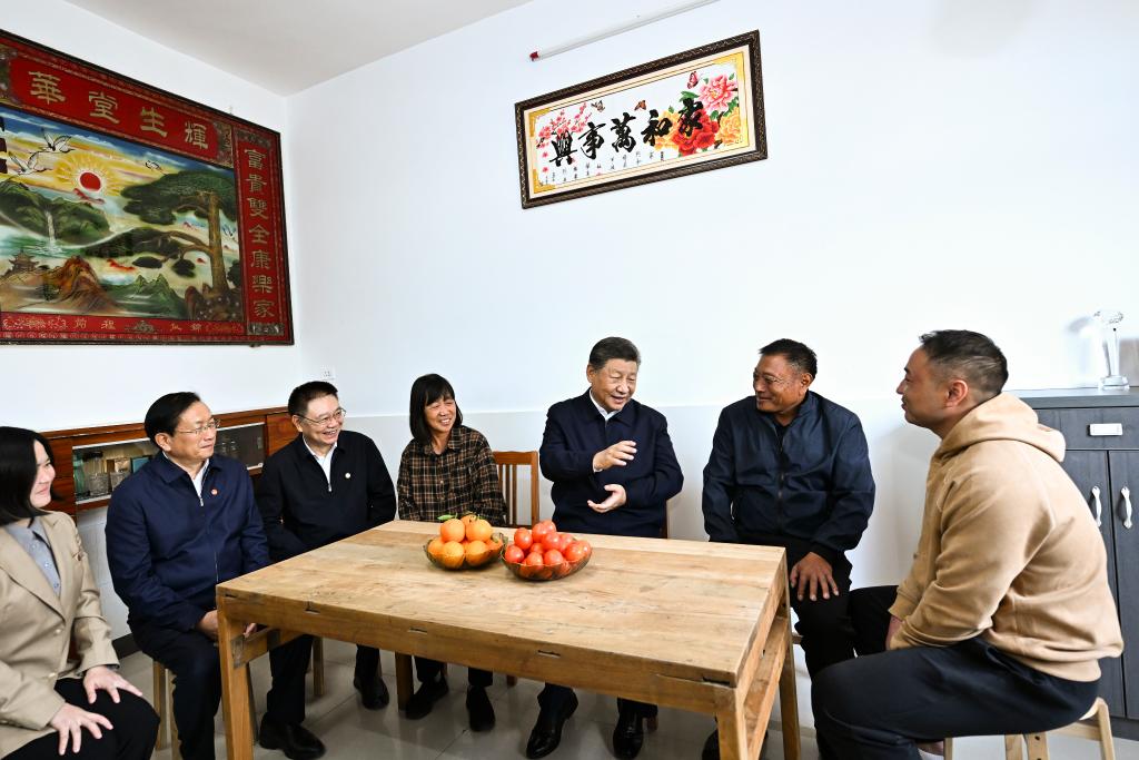 Xi inspects central China's Hubei Province