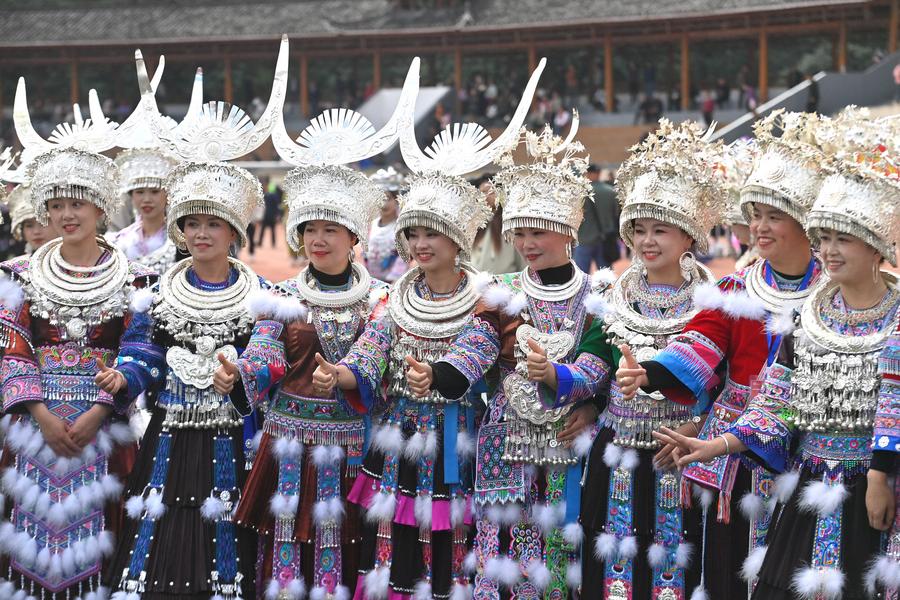 EnchantingGuangxi | Lusheng and horse fighting festival celebrated in S China's Guangxi