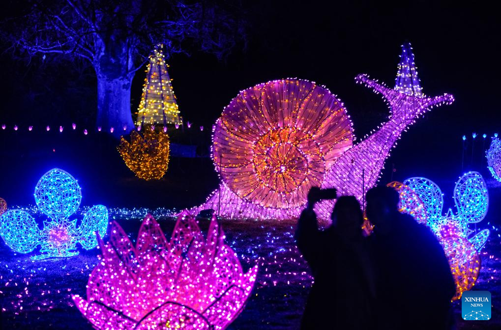 Festival of Lights event held at VanDusen Botanical Garden in Vancouver