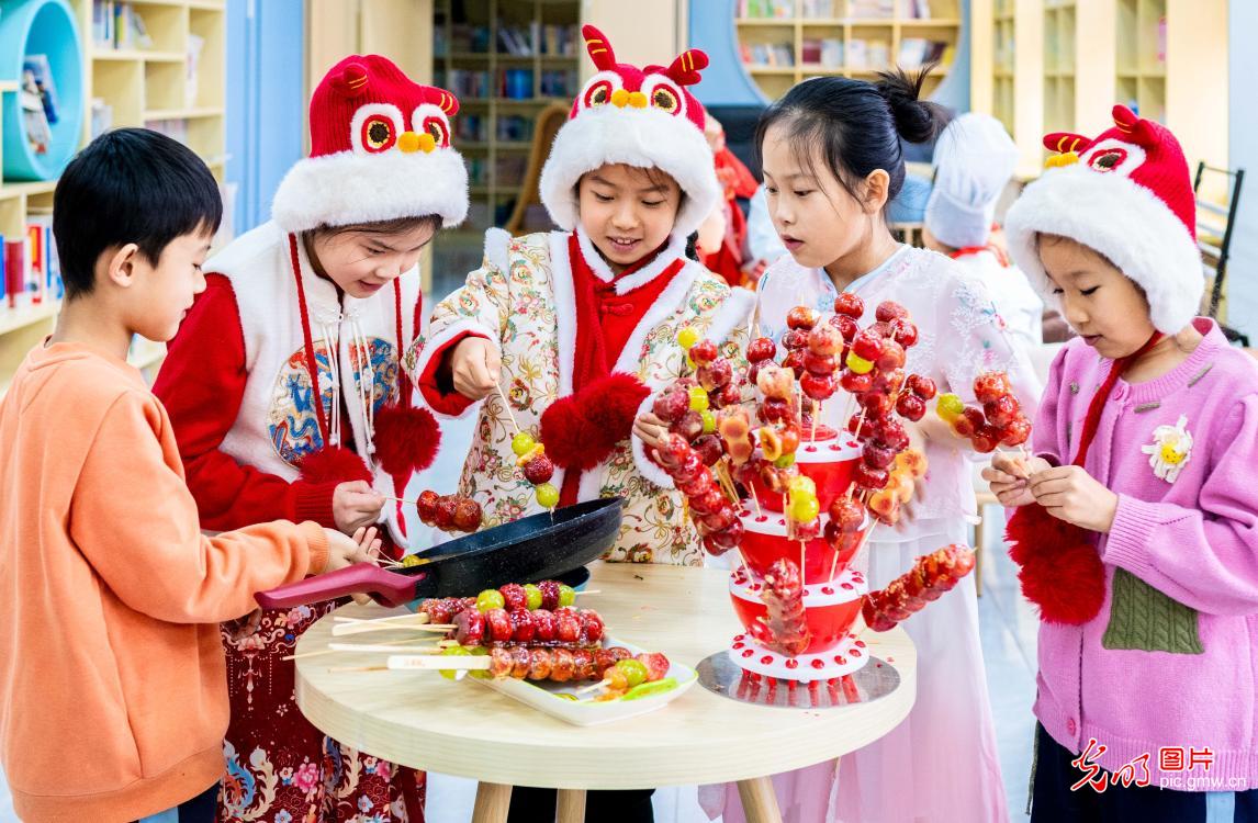 Children enjoy Winter Solstice festivities across China