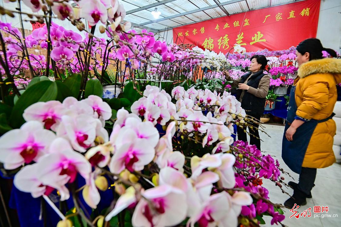 Flowers in demand as new year approaches