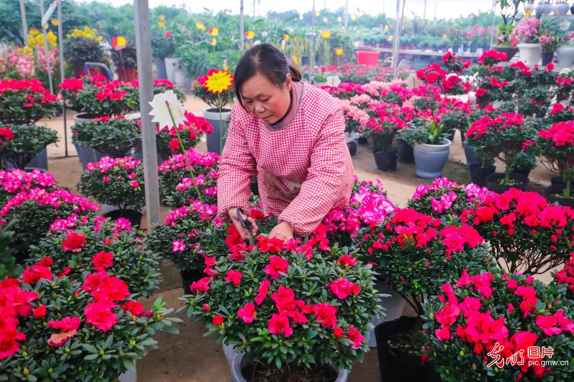 Flowers in demand as new year approaches