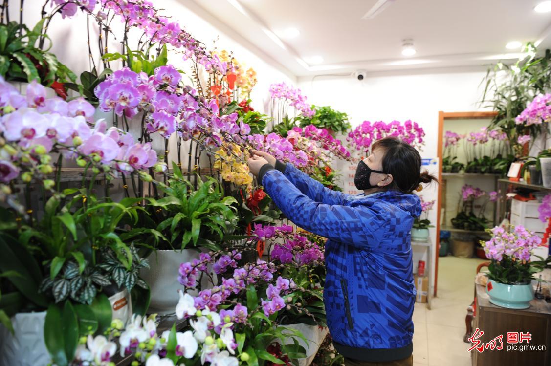 Flowers in demand as new year approaches