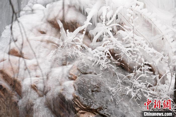 Tourists enjoy winter scenery in C China’s Henan Province