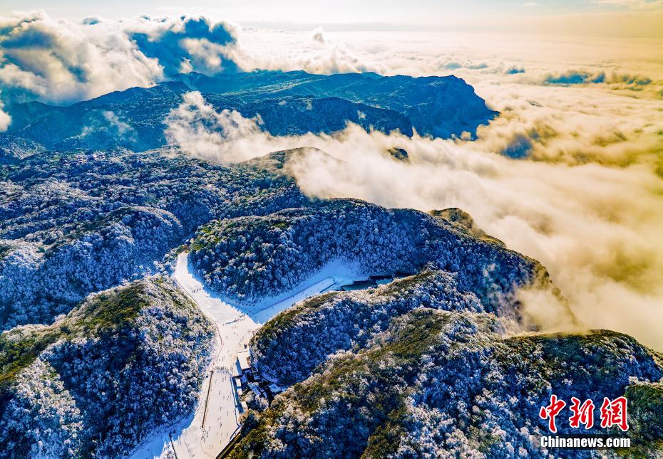 Picturesque scenery of sea of clouds in SW China’s Chongqing