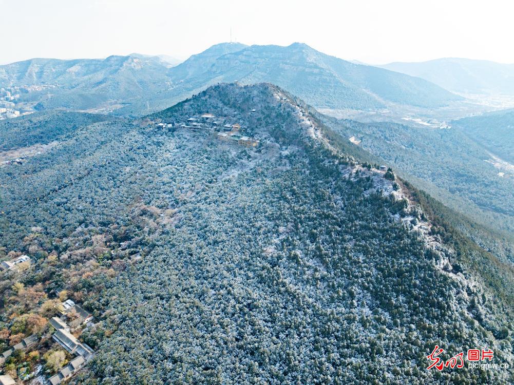 Thousand Buddha Mountain after snow in E China’s Shandong