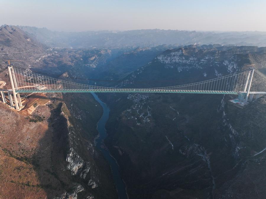 GloriousGuizhou | Huajiang grand canyon bridge in SW China ready for closure