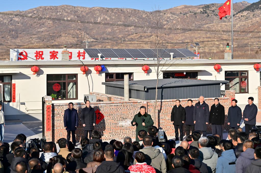 Xi visits flood-affected residents in northeast China