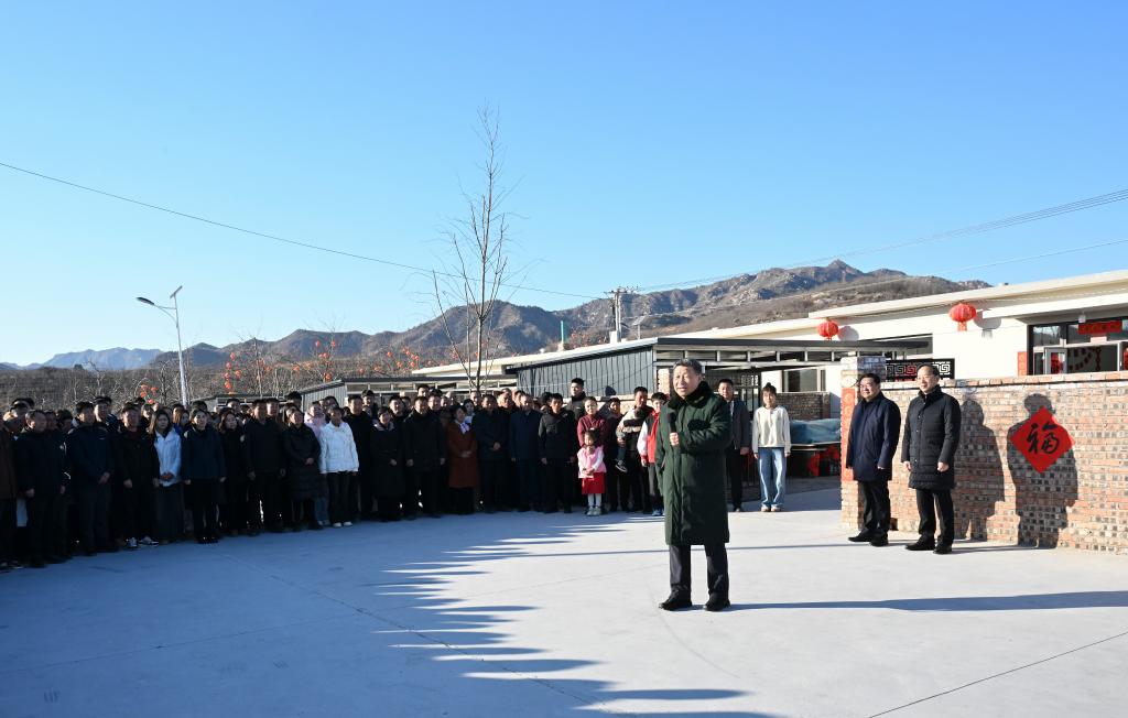 Xi visits flood-affected residents in northeast China