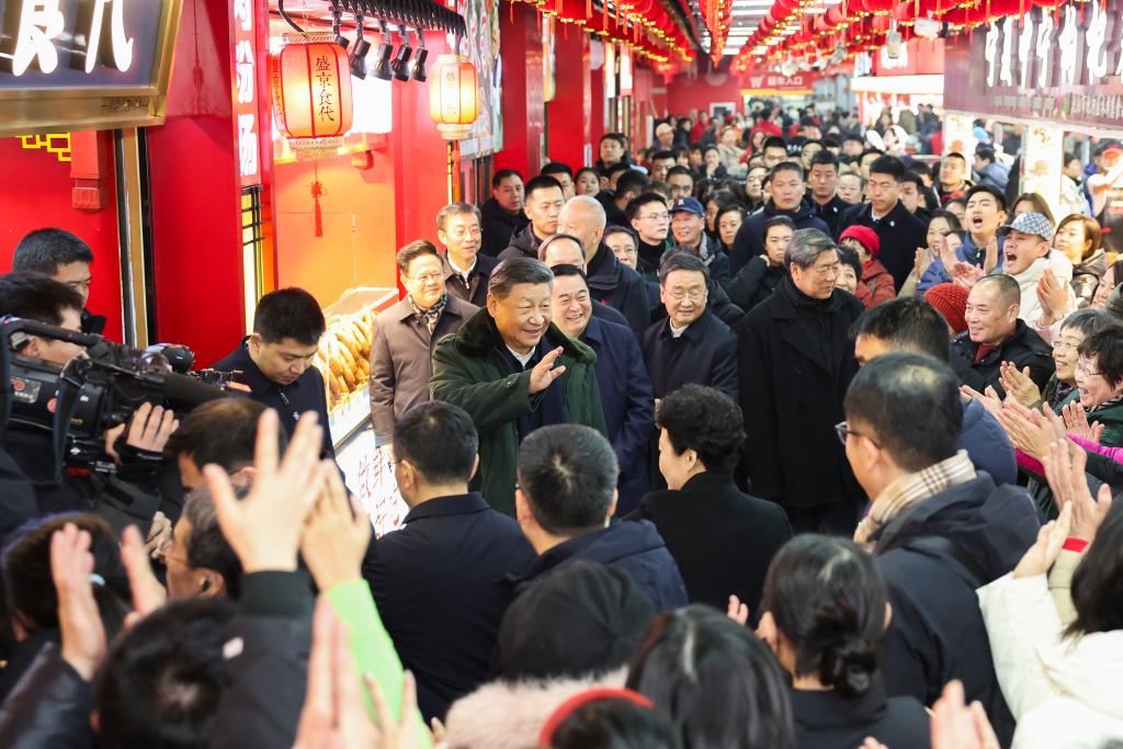 Xi inspects NE China city ahead of Spring Festival