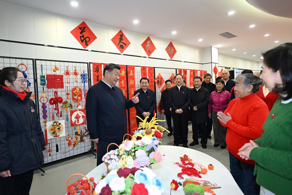 Xi inspects NE China city ahead of Spring Festival