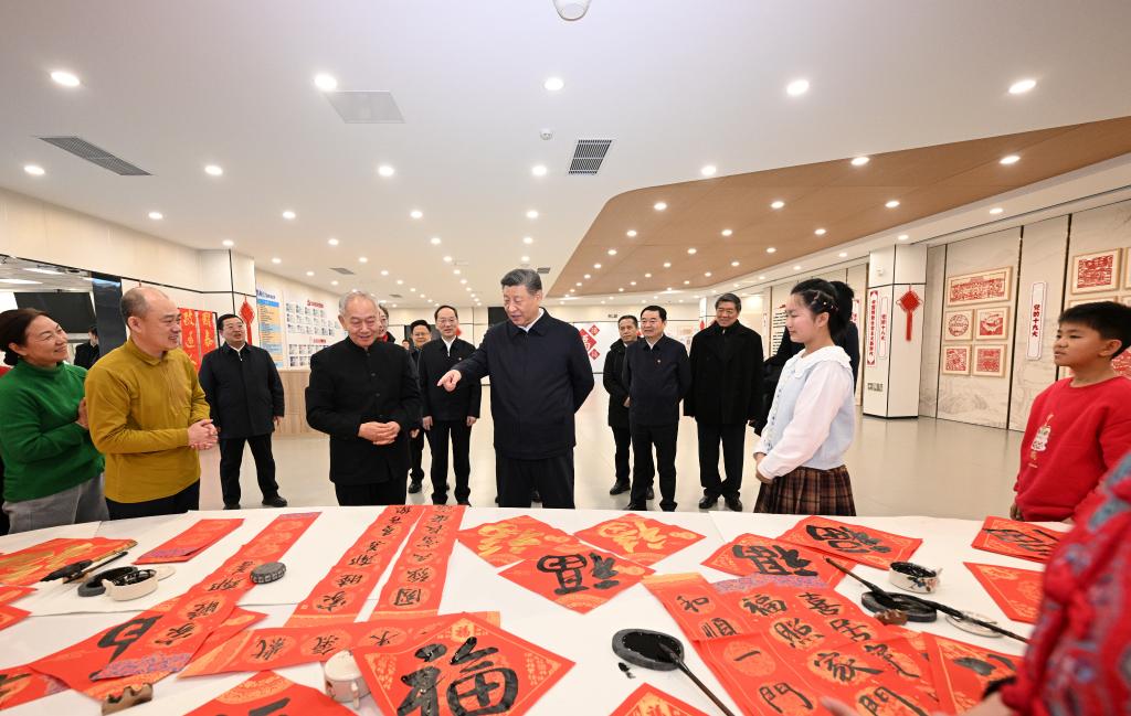 Xi inspects NE China city ahead of Spring Festival