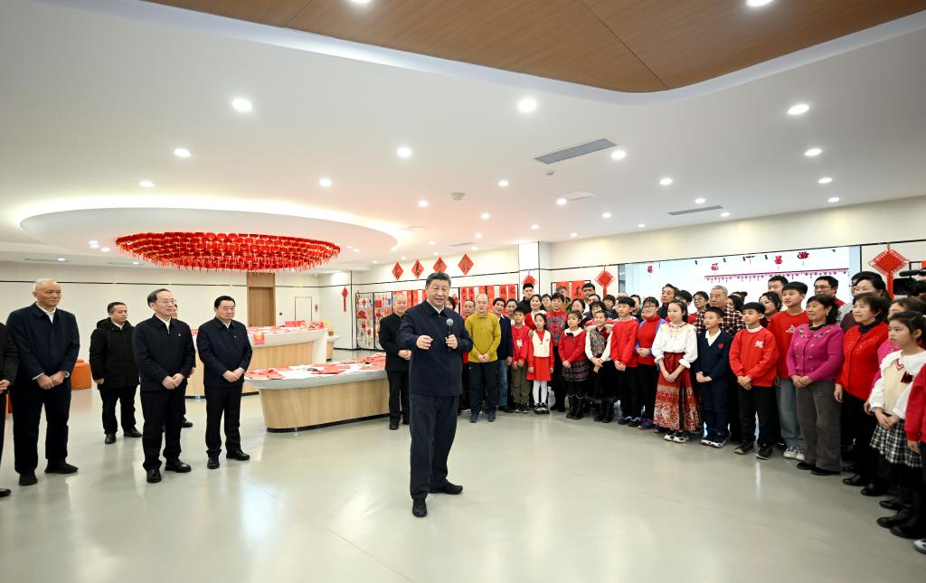 Xi inspects NE China city ahead of Spring Festival