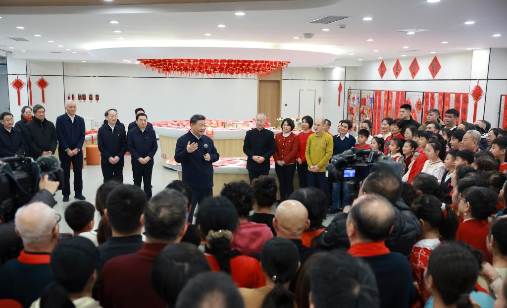 Xi inspects NE China city ahead of Spring Festival