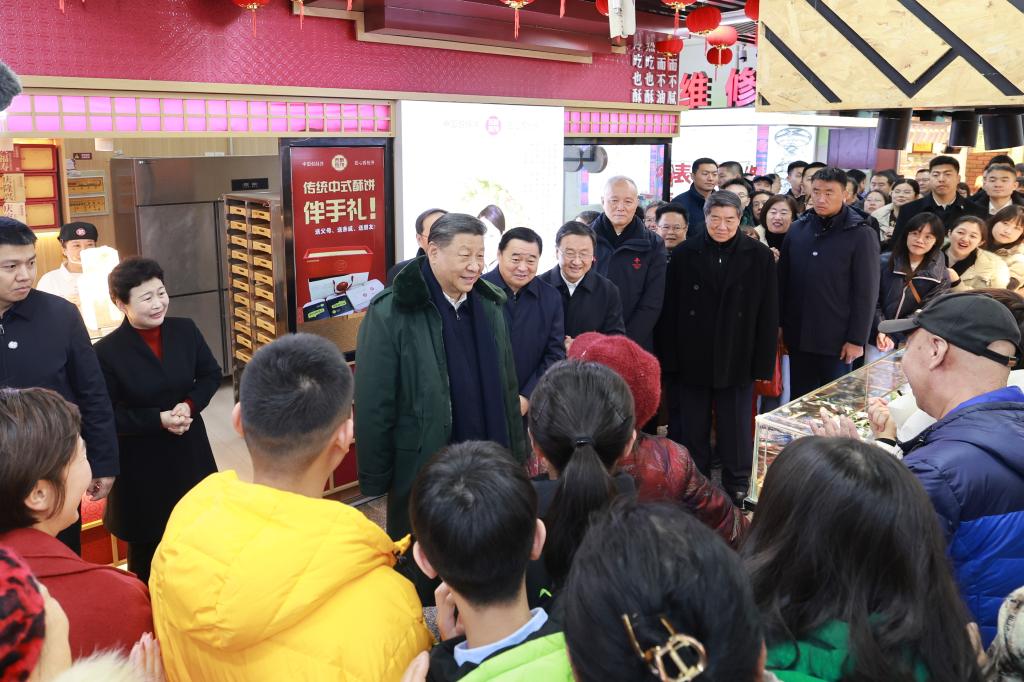 Xi inspects NE China city ahead of Spring Festival