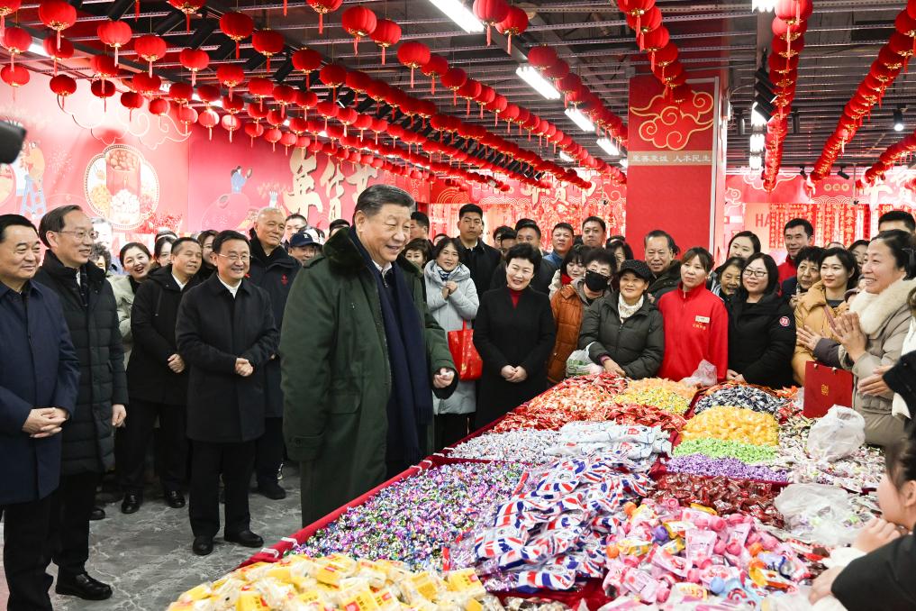 Xi inspects NE China city ahead of Spring Festival