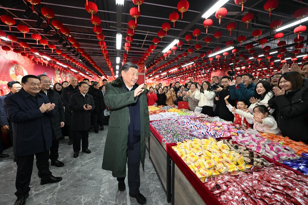 Xi inspects NE China city ahead of Spring Festival