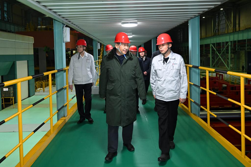 Xi stresses importance of steel industry, real economy