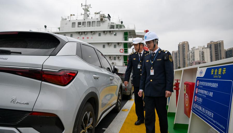 HainanOutlook | Qiongzhou Strait enhances ferry services for NEVs