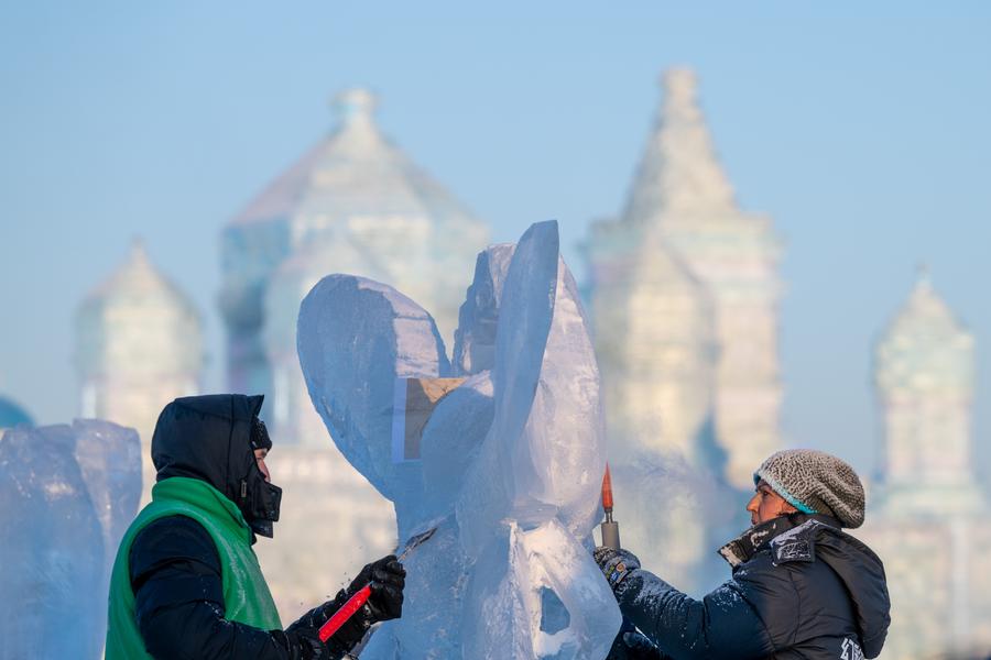 Chinese ice sculptures captivate global audience