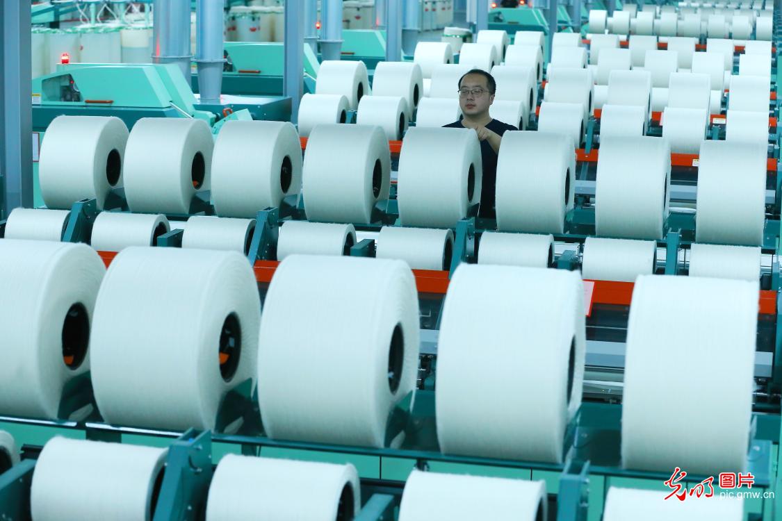 Smart spinning mill thrives in production and sales