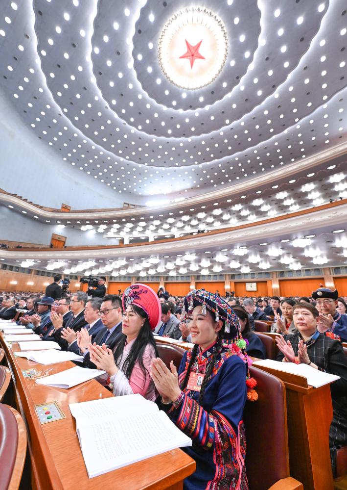 3rd plenary meeting of 3rd session of 14th CPPCC National Committee held in Beijing