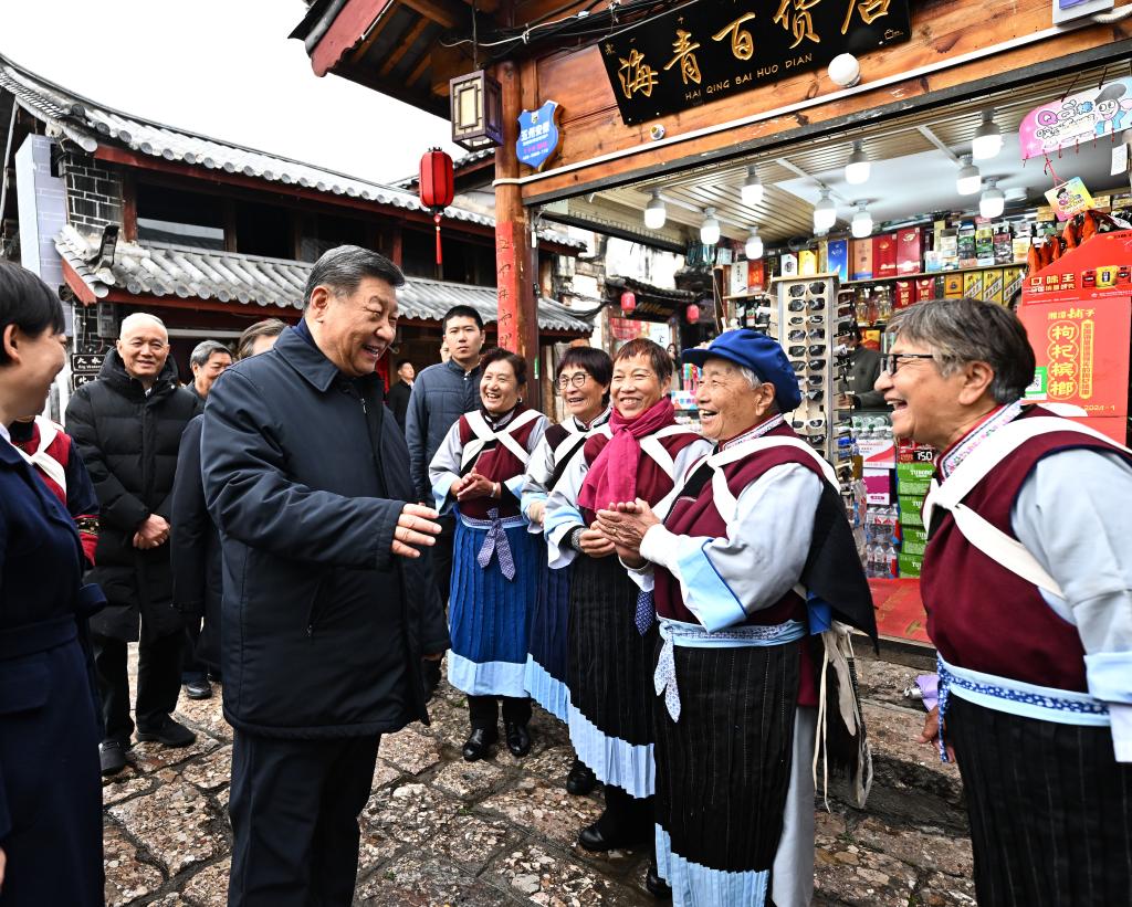 Xi urges opening new ground for development during inspection tour in Yunnan