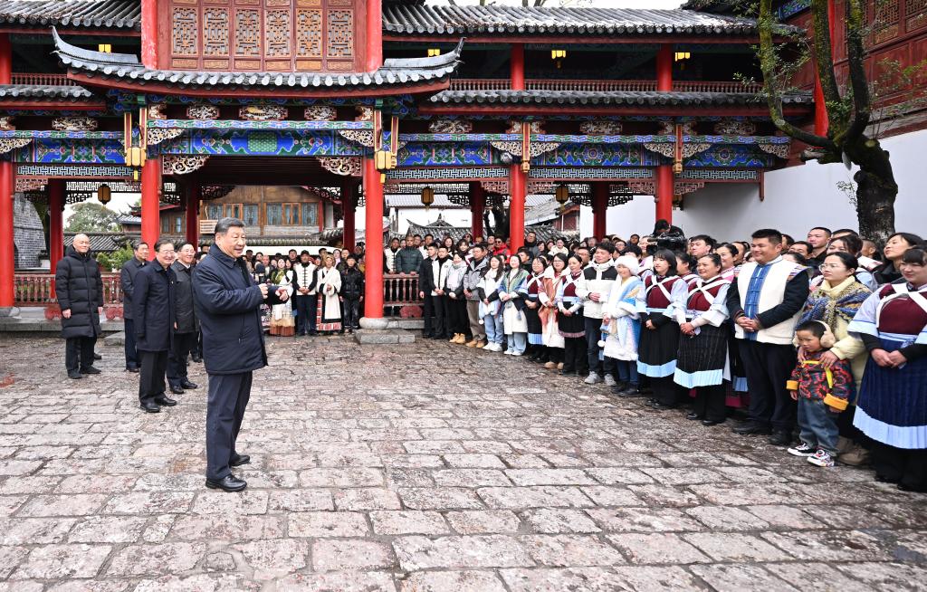 Xi urges opening new ground for development during inspection tour in Yunnan