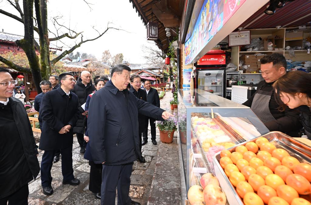 Xi urges opening new ground for development during inspection tour in Yunnan