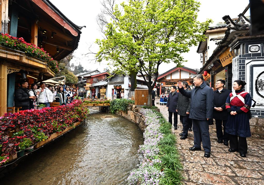 Xi urges opening new ground for development during inspection tour in Yunnan