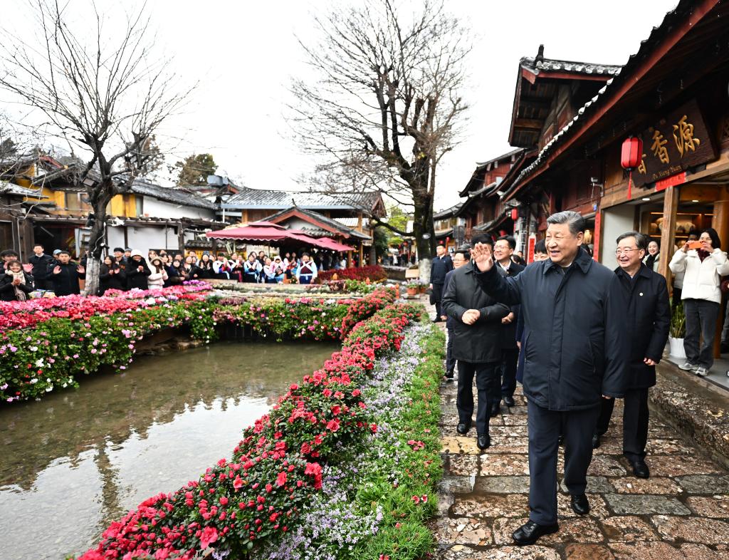 Xi urges opening new ground for development during inspection tour in Yunnan