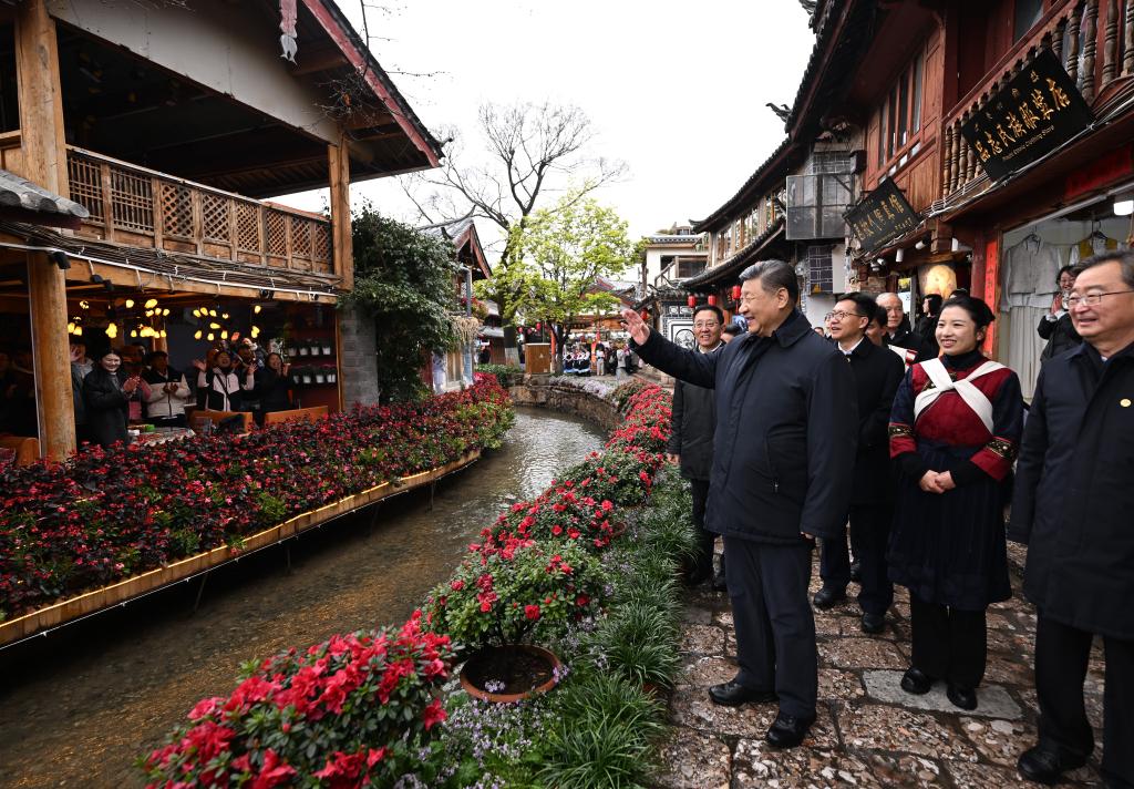 Xi urges opening new ground for development during inspection tour in Yunnan