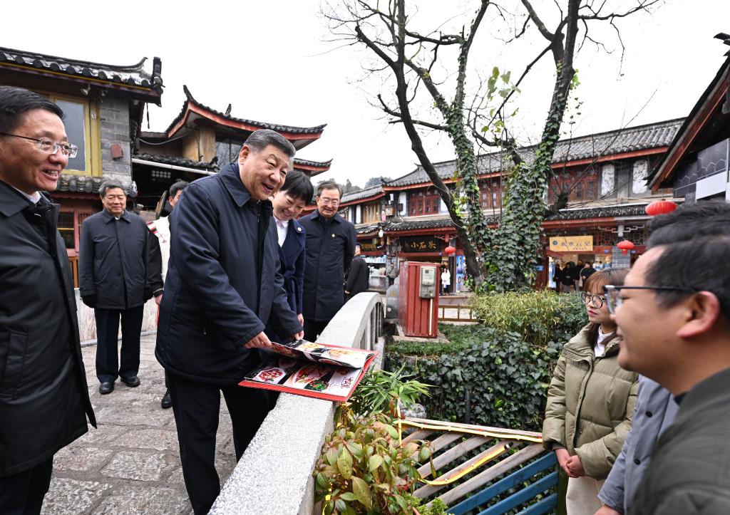 Xi urges opening new ground for development during inspection tour in Yunnan