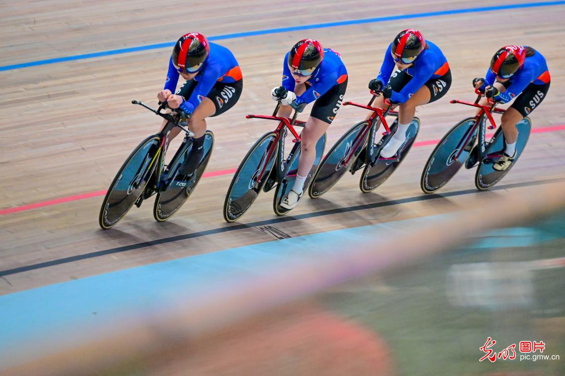 2025 China Track Cycling League finals kick off in C China's Henan