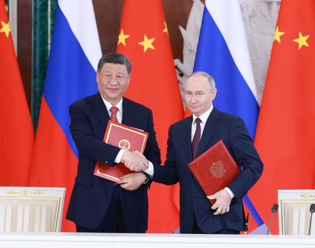 Xi says China, Russia to shoulder special responsibility as major countries