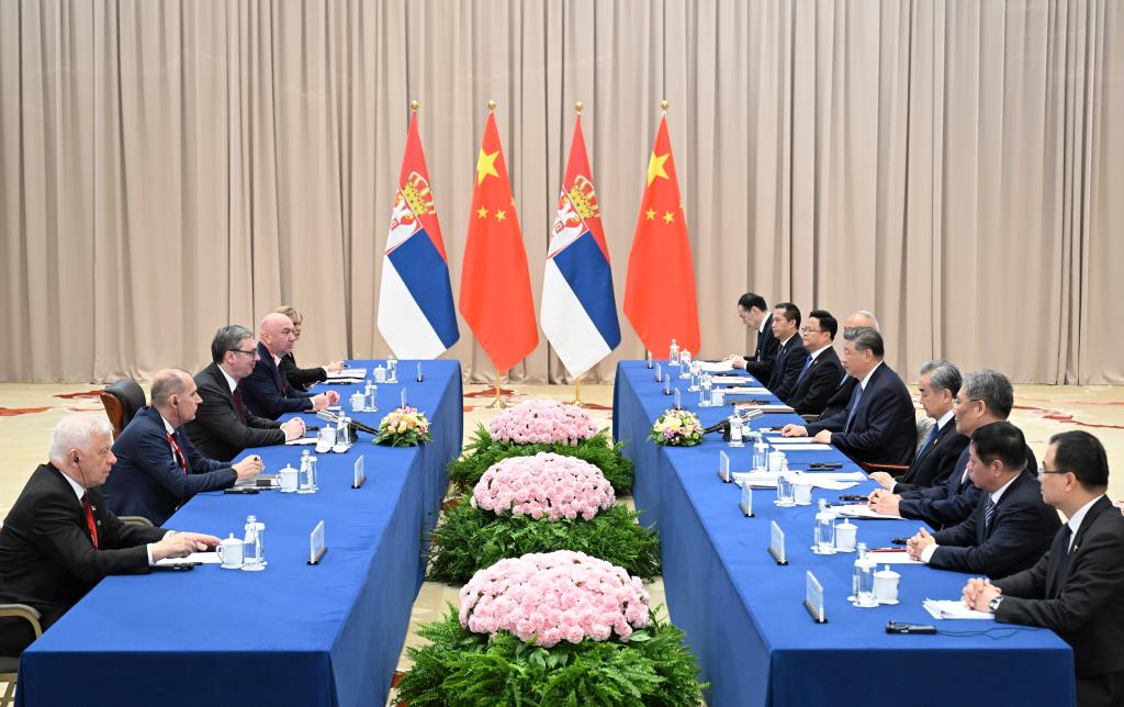 Xi calls for advancing building of China-Serbia community with shared future