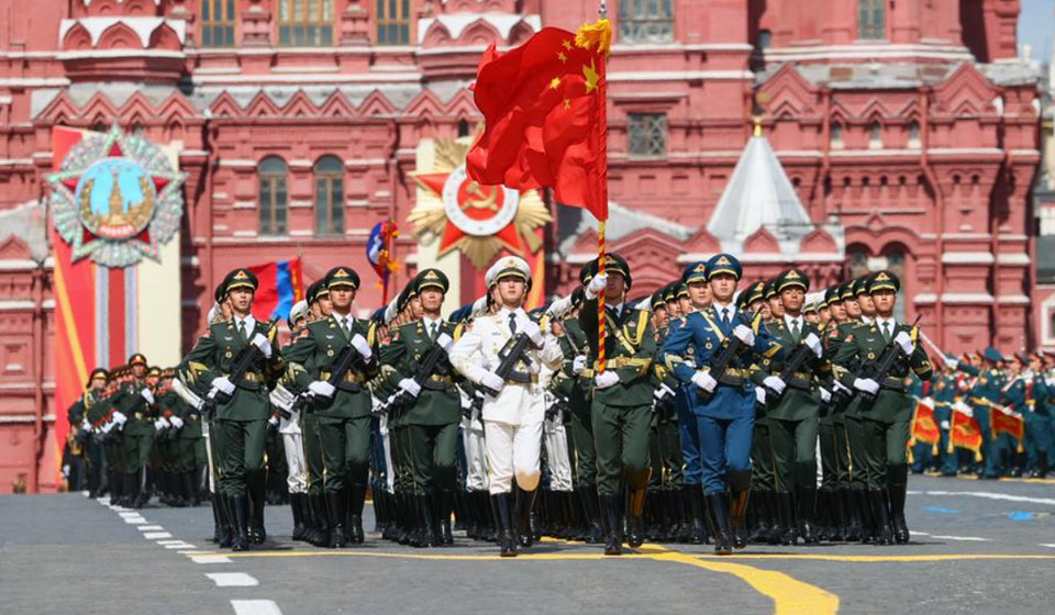 Chinese PLA Guard of Honor attends Russia's Victory Day parade