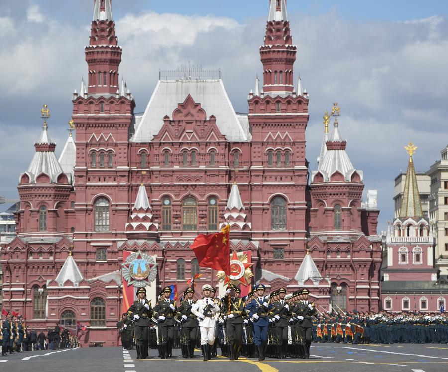 Chinese PLA Guard of Honor attends Russia's Victory Day parade