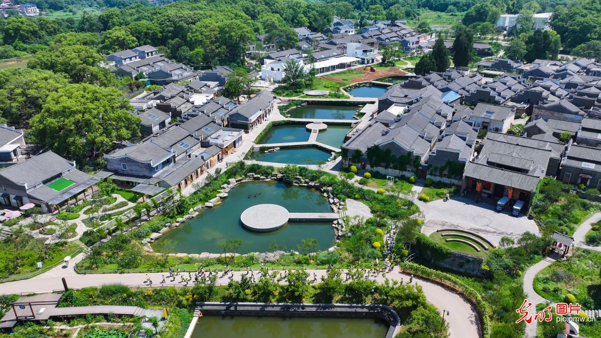 Summer scenery in Diaoyuan Ancient Village, E China's Jiangxi